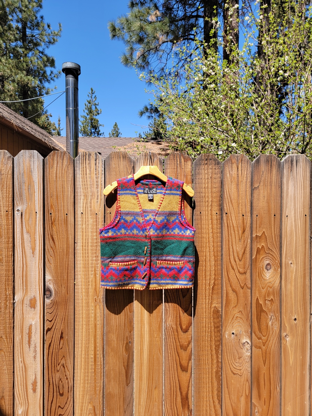 Vintage Southwestern Wool Vest